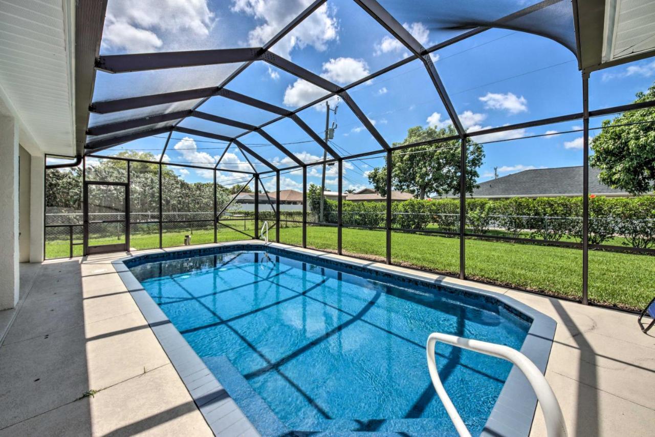 Modern Cape Coral Home Private Lanai And Pool! Exteriör bild