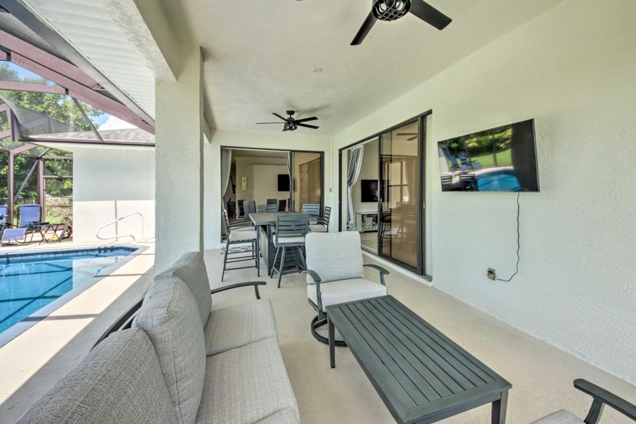 Modern Cape Coral Home Private Lanai And Pool! Exteriör bild