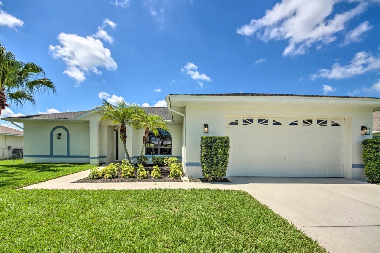 Modern Cape Coral Home Private Lanai And Pool! Exteriör bild