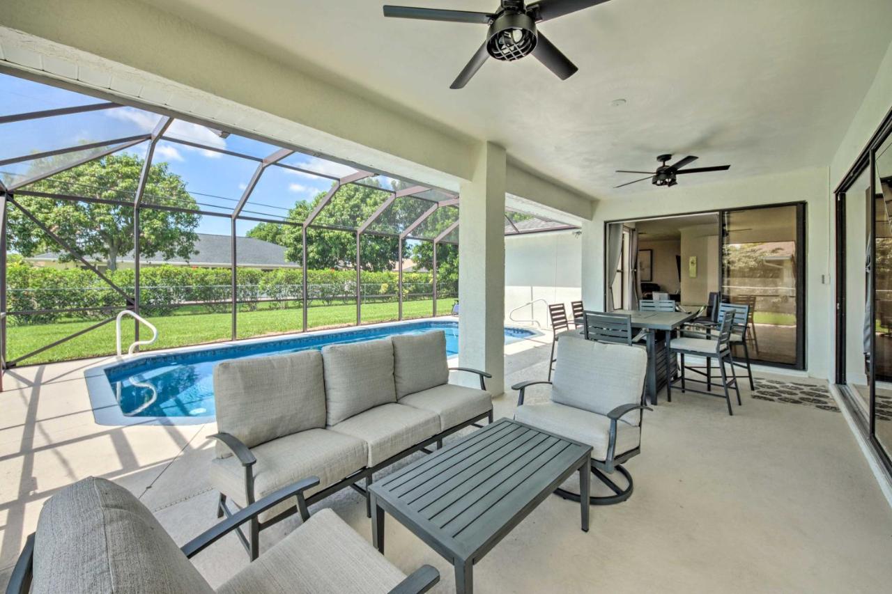 Modern Cape Coral Home Private Lanai And Pool! Exteriör bild