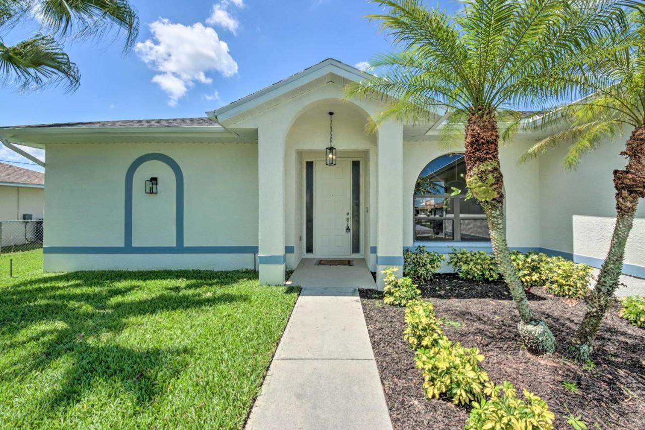 Modern Cape Coral Home Private Lanai And Pool! Exteriör bild